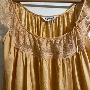 Vintage silky babydoll slip